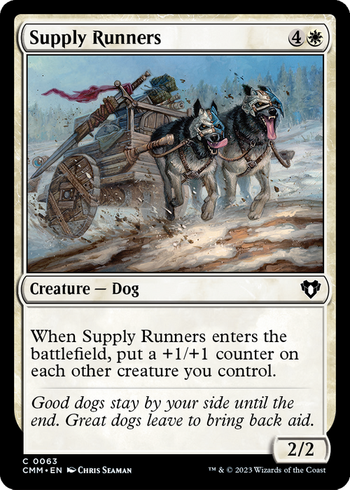 Supply Runners (CMM-063) - Commander Masters Foil