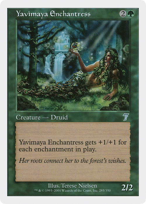 Yavimaya Enchantress (7ED-285) - 7th Edition Foil