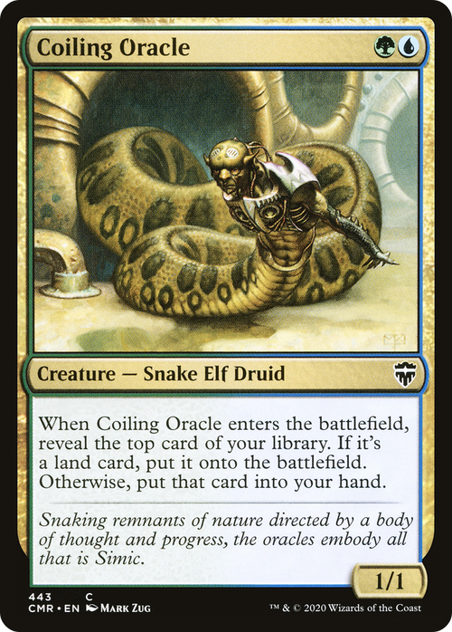 Coiling Oracle (CMR-443) - Commander Legends Foil