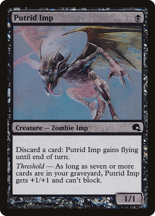 Putrid Imp (GRV-001) - Premium Deck Series: Graveborn Foil