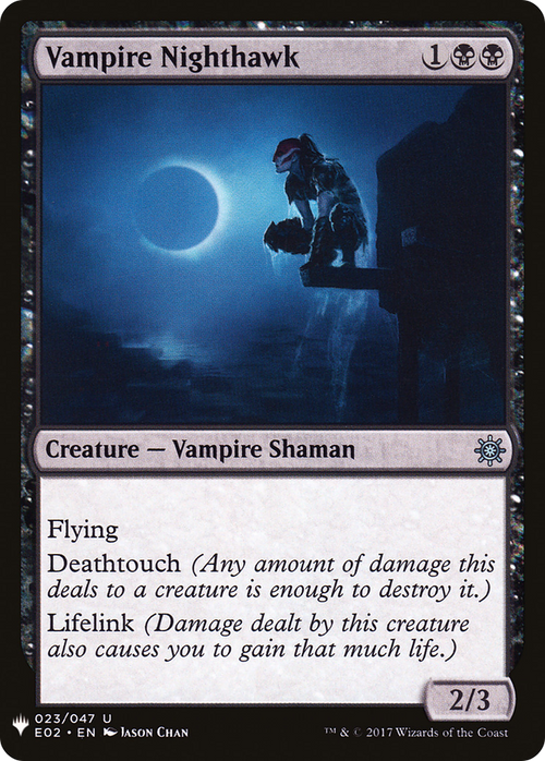 Vampire Nighthawk (E02) (LIST-E02-23) - The List