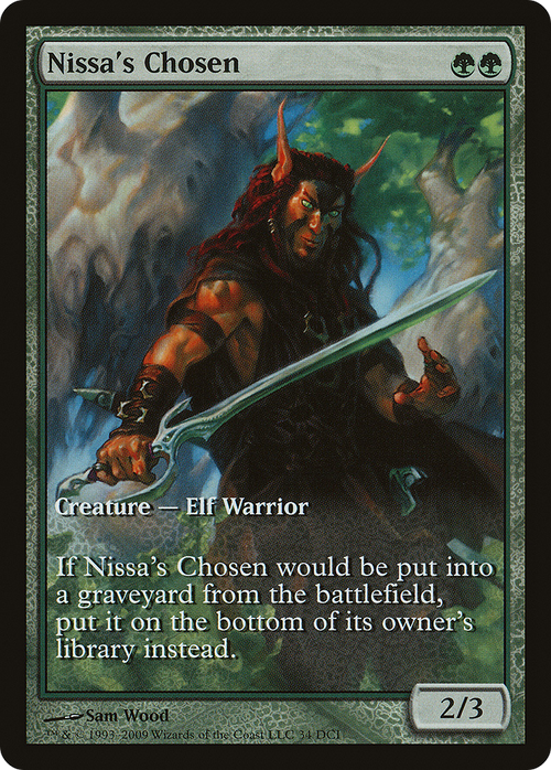 Nissa's Chosen (GAME-034) - DCI Promos