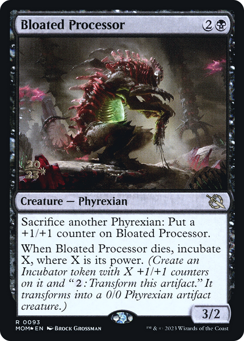 Bloated Processor (PRE-093) - March of the Machine Promos Foil