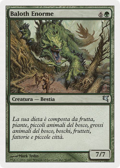 Enormous Baloth (Italian) - "Baloth Enorme" (K50) (PSAL-K50) - Salvat 2005