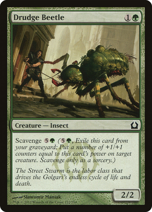 Drudge Beetle (RTR-122) - Return to Ravnica Foil