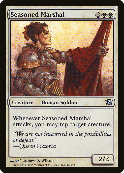 Seasoned Marshal (9ED-) - 9th Edition Foil