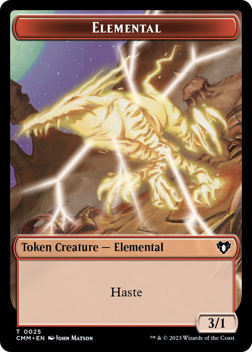 Elemental (TCMM-025) - Commander Masters Tokens Foil