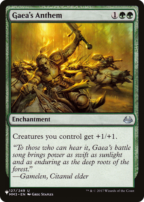 Gaea's Anthem (MM3) (LIST-127/249) - The List