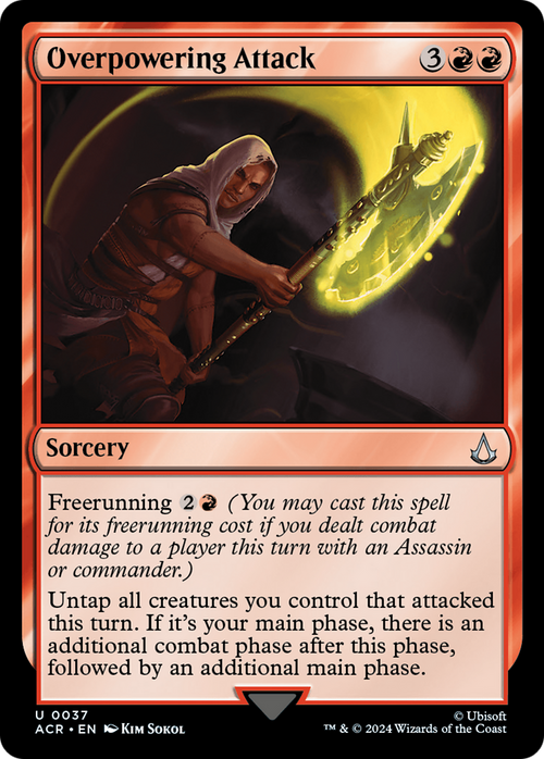 Overpowering attack (ACR-037) - Assassin's Creed Foil