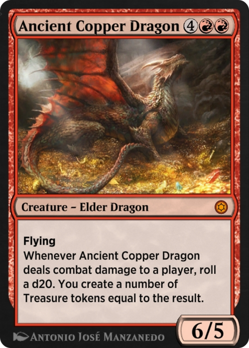 Ancient Copper Dragon (HBG-174) - Alchemy Horizons: Baldur's Gate