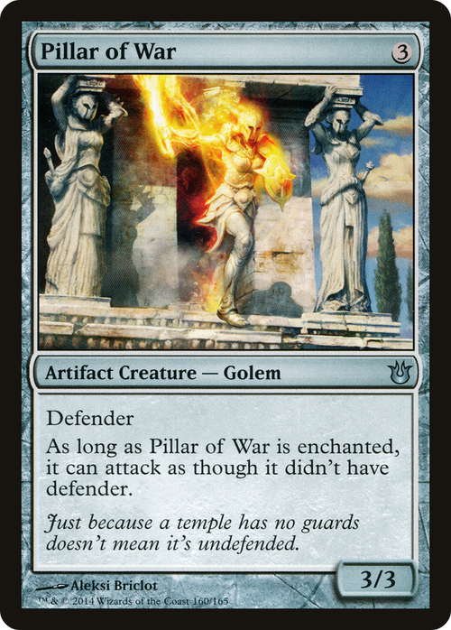 Pillar of War (BNG-160) - Born of the Gods Foil