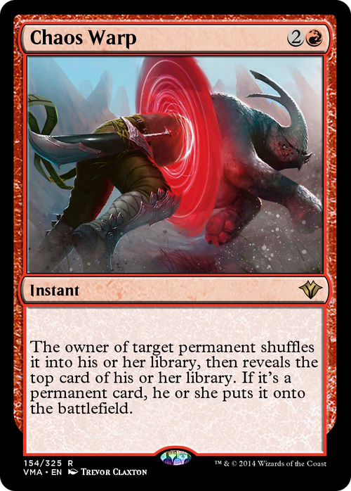 Chaos Warp (VMA-154) - Vintage Masters Foil