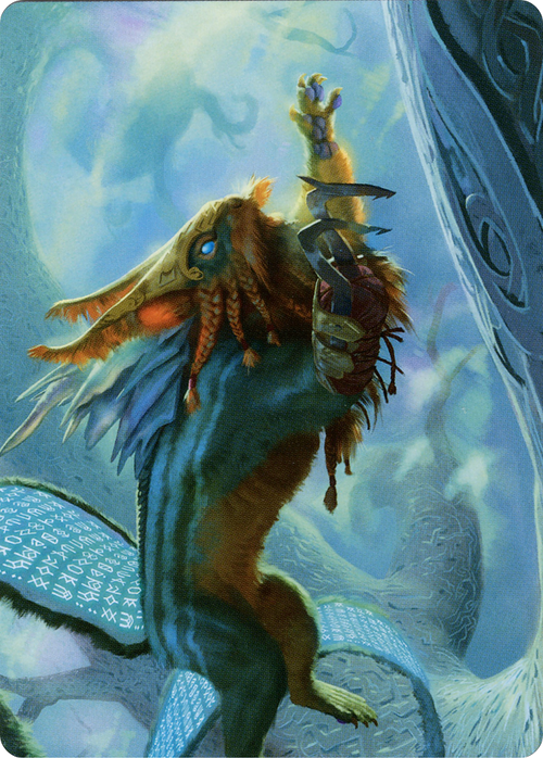 Toski, Bearer of Secrets // Toski, Bearer of Secrets (ASKHM-052) - Art Series: Kaldheim (Borderless)