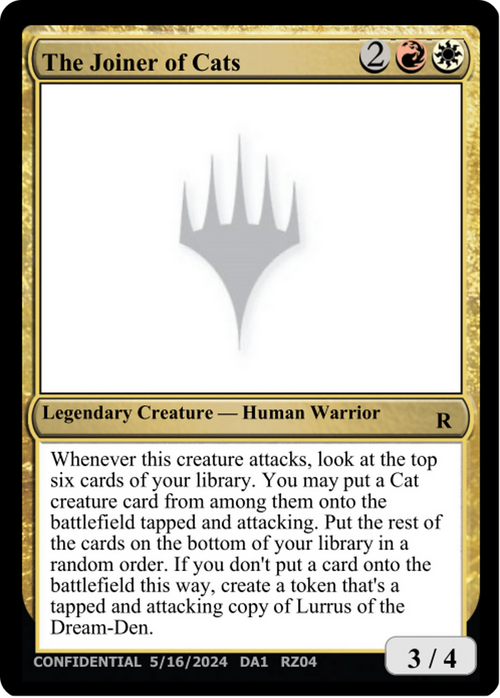 The Joiner of Cats (UNK-RZ04H) - Unknown Event