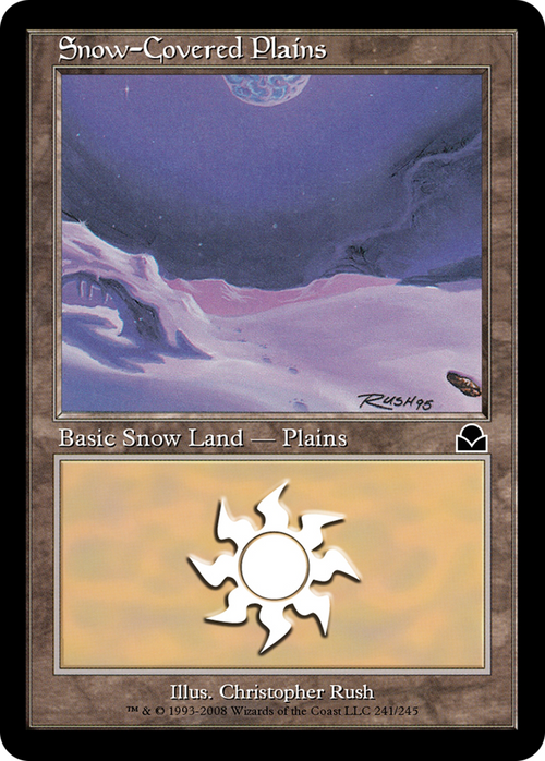 Snow-Covered Plains (ME2-241) - Masters Edition II Foil