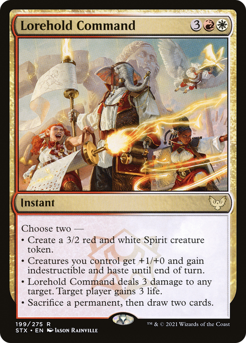 Lorehold Command (STX-199) - Strixhaven: School of Mages
