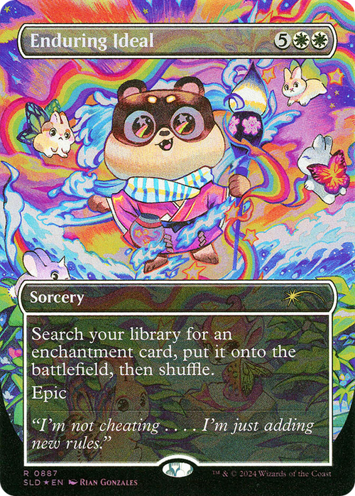 Enduring Ideal (Rainbow Foil) (SLD-887) - Secret Lair Drop (Borderless) Foil