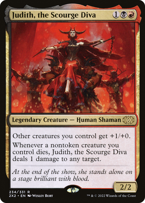 Judith, the Scourge Diva (2X2-234) - Double Masters 2022 Foil