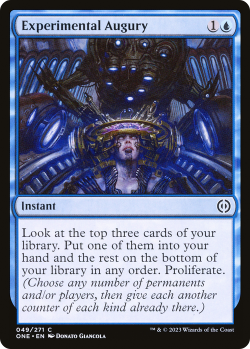 Experimental Augury (ONE-049) - Phyrexia: All Will Be One