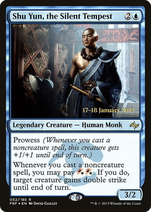 Shu Yun, the Silent Tempest (PRE-052) - Fate Reforged Promos Foil