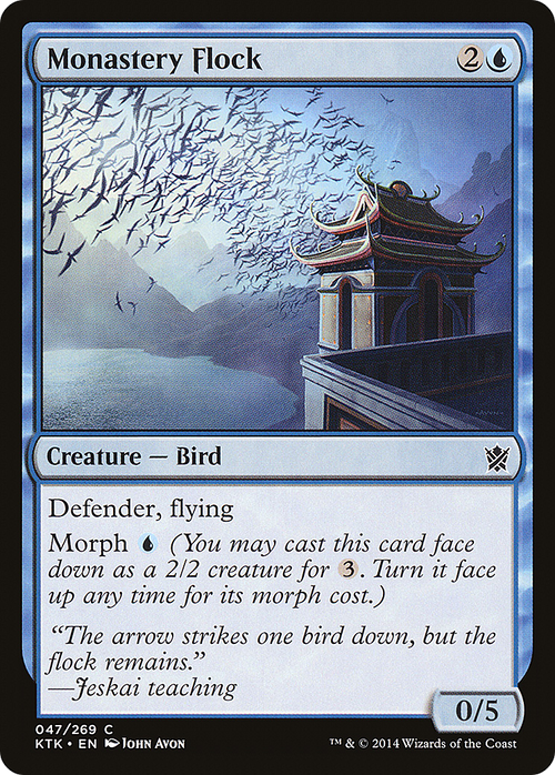 Monastery Flock (KTK-047) - Khans of Tarkir Foil