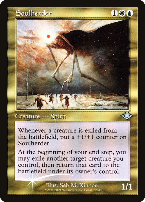 Soulherder (Retro Frame) (MH1-030) - Modern Horizons 1 Timeshifts Etched Foil