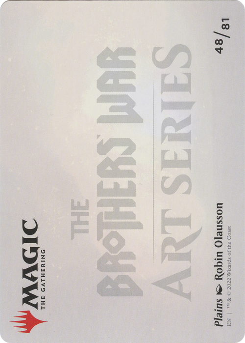 Plains // Plains (ABRO-048) - The Brothers' War Art Series (Borderless)