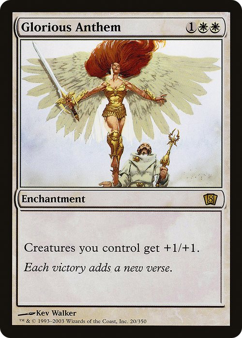 Glorious Anthem (8ED-020) - 8th Edition Foil