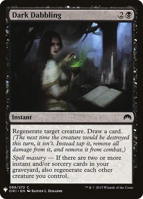 Dark Dabbling (LIST-ORI-89) - The List