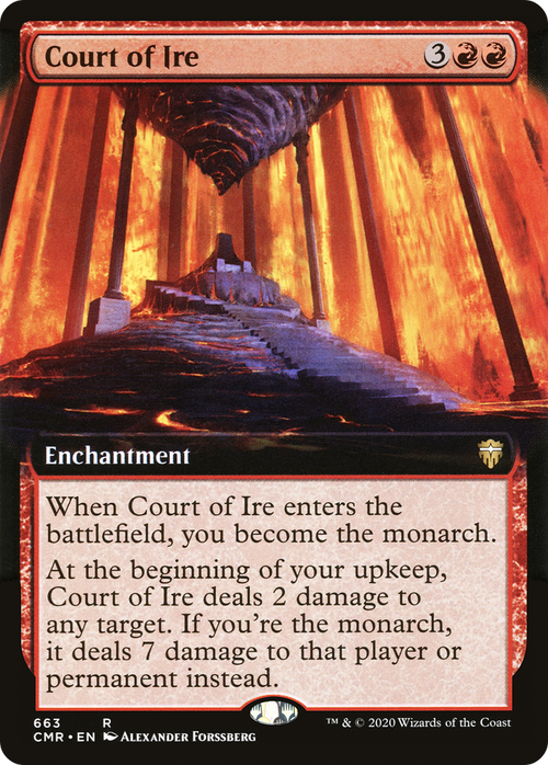 Court of Ire (Extended Art) (CMR-663) - Commander Legends: (Extended Art)