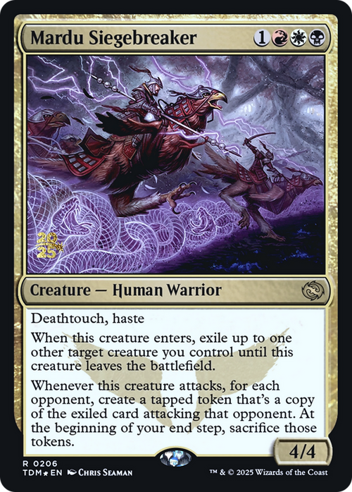 Mardu Siegebreaker (PRE-206S) - Prerelease Cards Foil