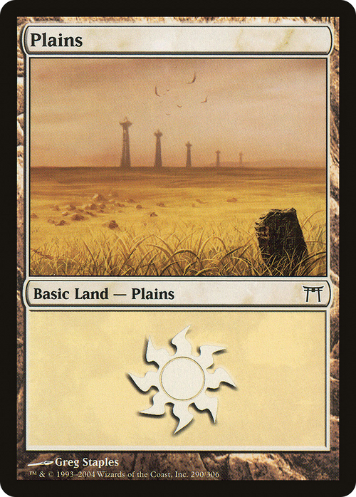 Plains (290) (CHK-290) - Champions of Kamigawa