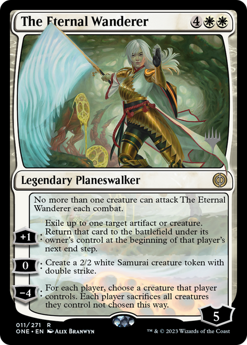 The Eternal Wanderer (PPONE-011) - Phyrexia: All Will Be One Promos Foil
