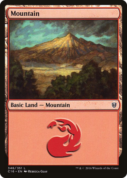 Mountain (346) (C16-346) - Commander 2016