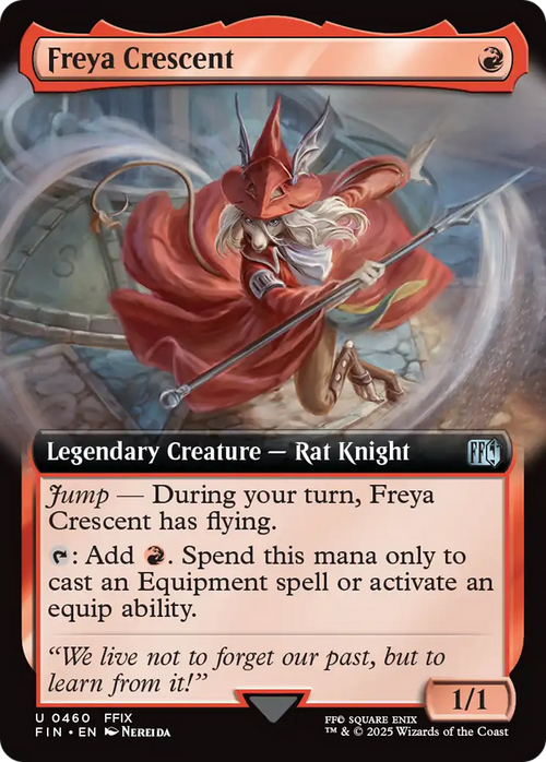 Freya Crescent (Extended Art) (FIN-460) - FINAL FANTASY: (Extended Art) Foil