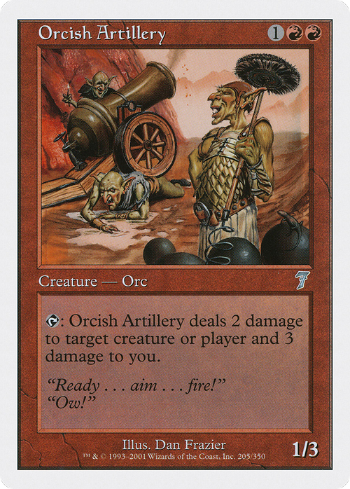 Orcish Artillery (7ED-205) - 7th Edition