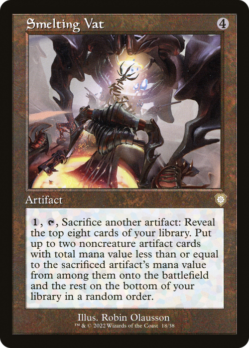 Smelting Vat (Retro Frame) (BRC-018) - The Brothers' War Commander