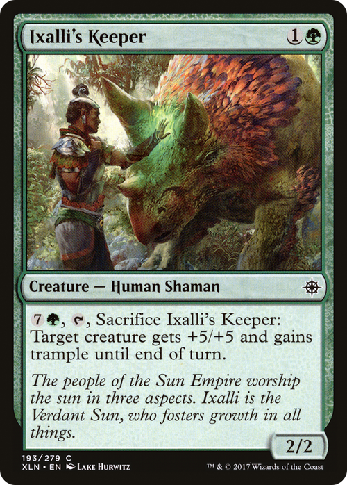 Ixalli's Keeper (XLN-193) - Ixalan Foil