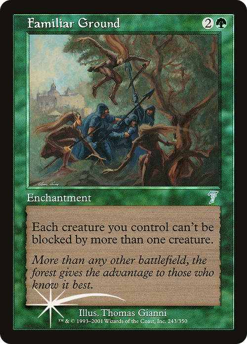 Familiar Ground (7ED-243) - 7th Edition Foil