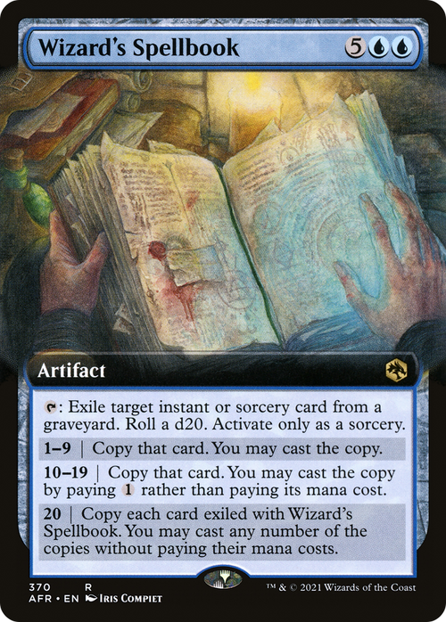 Wizard's Spellbook (Extended Art) (AFR-370) - Adventures in the Forgotten Realms: (Extended Art)