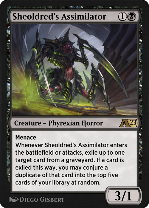 Sheoldred's Assimilator (YONE-010) - Alchemy: Phyrexia