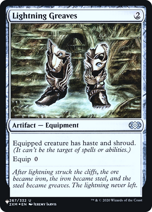 Lightning Greaves (2XM) (LIST-267) - The List Foil