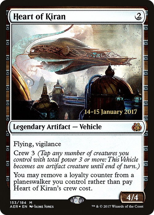 Heart of Kiran (PRE-153S) - Aether Revolt Promos Foil