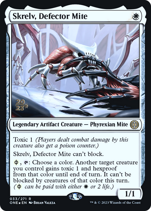 Skrelv, Defector Mite (PRE-033) - Phyrexia: All Will Be One Promos Foil