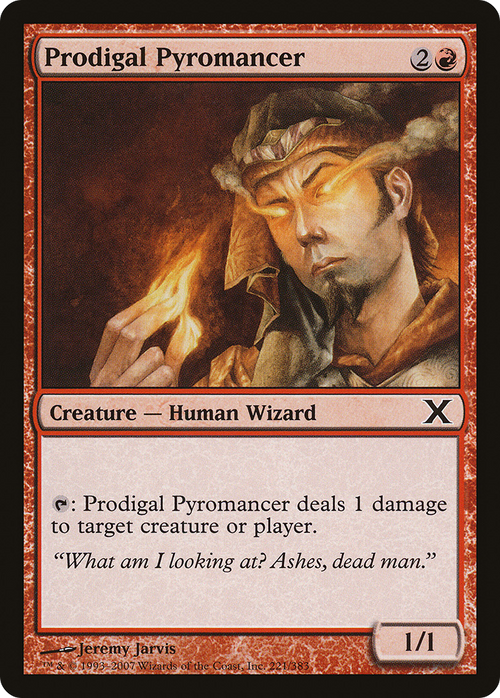 Prodigal Pyromancer (10E-221) - Tenth Edition Foil