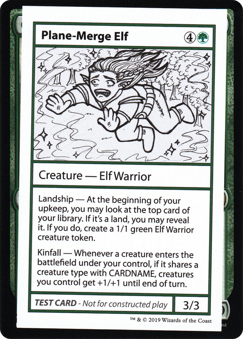 Plane-Merge Elf (No PW Symbol) (CMB1-083) - Mystery Booster Playtest Cards 2021