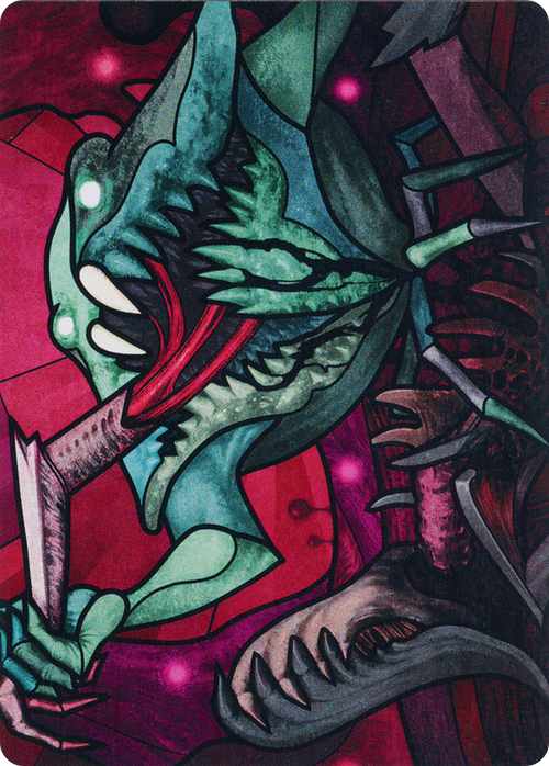 Yargle, Glutton of Urborg // Yargle, Glutton of Urborg (AMOM-072) - March of the Machine Art Series (Borderless) Foil