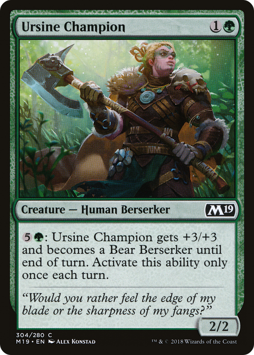 Ursine Champion (M19-304) - Core Set 2019