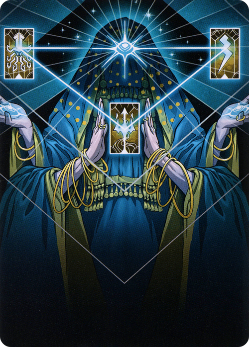 Strategic Planning // Strategic Planning (ASTX-068) - Strixhaven Art Series (Borderless) Foil