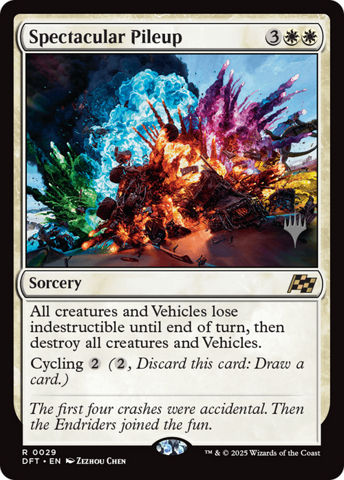 Spectacular Pileup (PPDFT-29P) - Promo Pack: Aetherdrift Foil